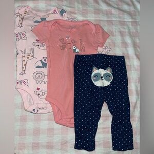 007 Carter’s Baby Girl Set